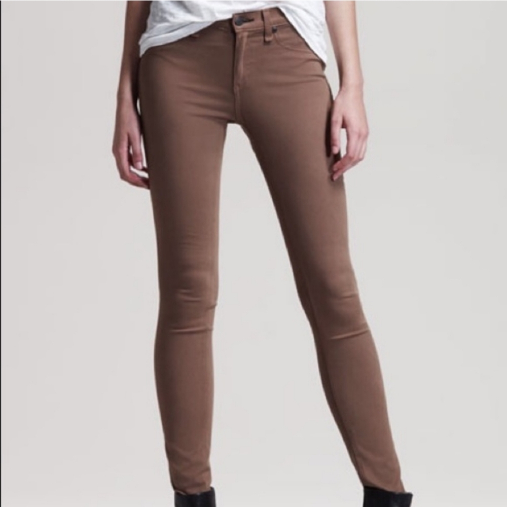 Rag And Bone Legging Jean In Shiitake Brown Euc - image 1